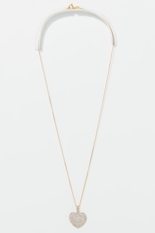Pendentif Love - 
Or jaune et diamants