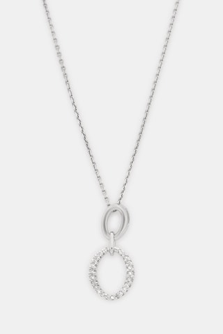 Pendentif Loretta - Or blanc et diamants