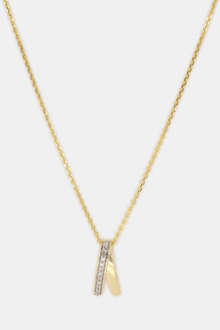 Pendentif Grâce - Or jaune et diamants