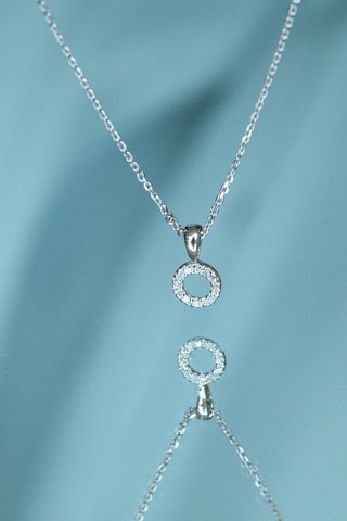 Pendentif Simplicité - Or blanc et diamants