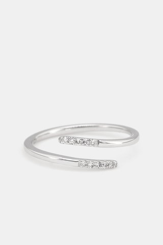 Bague Alycia - Or blanc et diamants