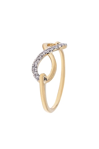 Bague Infini de Lumière - Or jaune et diamants