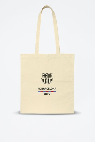 Tote bag FC Barcelona - Bege
