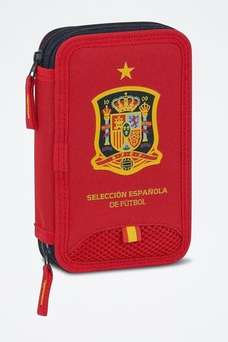 Estojo Equipa de Espanha de Futebol - 28 peças - Vermelho