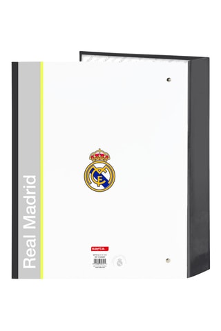 Dossier de argolas Real Madrid - Branco -  27 x 33 x 6 cm