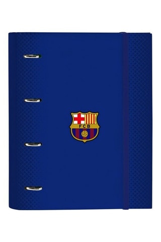 Caderno com argolas FC Barcelona - Azul-marinho - 27 x 32 x 3,5 cm
