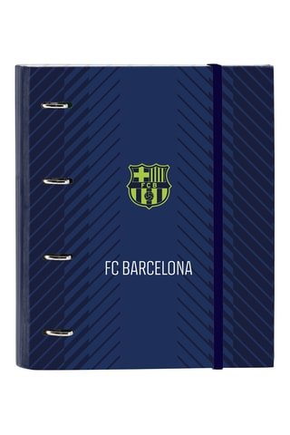 Caderno com argolas FC Barcelona - Azul-marinho - 27 x 32 x 3,5 cm