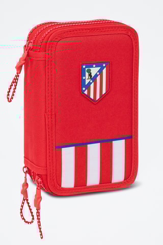 Estojo completo Clube Atlético de Madrid - 36 peças - Vermelho