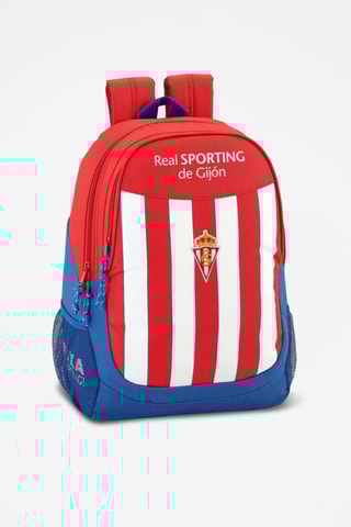 Mochila Real Sporting de Gijón - Vermelho e branco