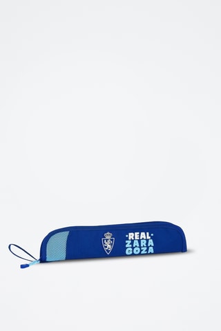 Estojo para flauta Real Zaragoza - Azul-celeste e azul-real