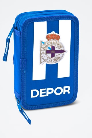 Estojo completo Real Club Deportivo de La Coruña - 28 peças - Azul-cobalto