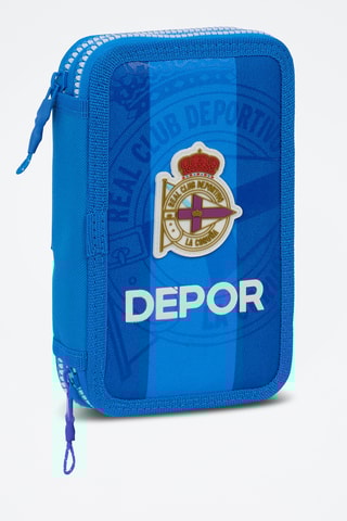 Estojo completo Real Club Deportivo de La Coruña - 28 peças - Azul-cobalto