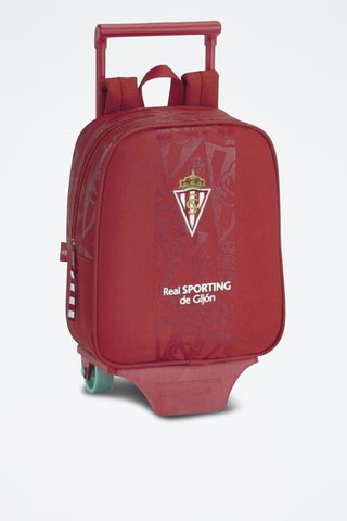 Mochila de rodas Real Sporting de Gijón - Vermelho