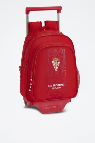 Mochila de rodas Real Sporting de Gijón - Vermelho