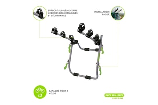 Fietsdrager Grijs