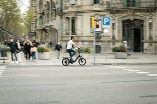 Elektrische Stadsvouwfiets E-Bike 20PRO  Zwart