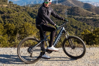 Elektrische Mountainbike EMTB Grijs en Zwart
