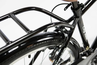 Vélo de ville City - Noir et marron