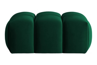 Pouf Lorella Vert bouteille