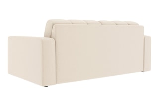 Canapé Yohan - Beige clair - 2 places - En tissu structurel