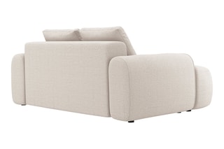 Canapé Simona - Beige - 2 places - En polyester