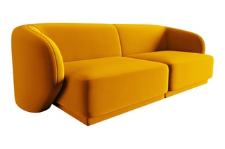 Canapé modulaire Lionel Jaune