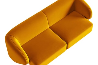 Canapé modulaire Lionel Jaune