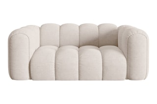 Canapé Elise - Beige - 2 places - En tissu chenille