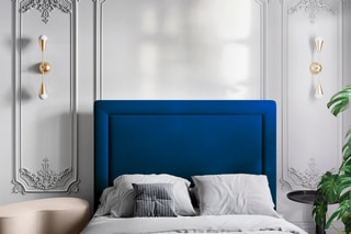 Tête de lit Marie Bleu roi