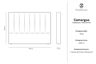 Tête de lit Camargue Beige