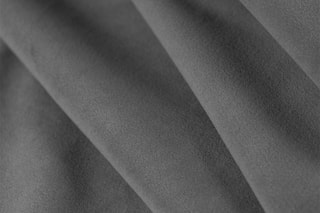 Canapé d’angle droit modulable Elise - Gris foncé - 4 places - En tissu velours