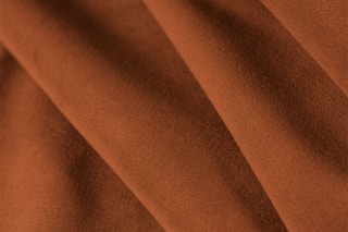 Canapé d'angle symétrique Louis - Rouge brique - 5 places - En tissu velours