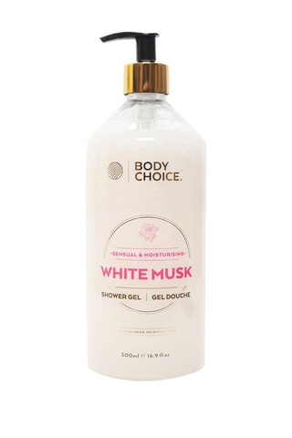 Gel de duche almíscar branco 500 ml