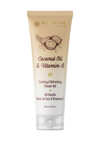 Gel de duche com óleo de coco e vitamina E - Para todo o tipo de pele - 250 ml