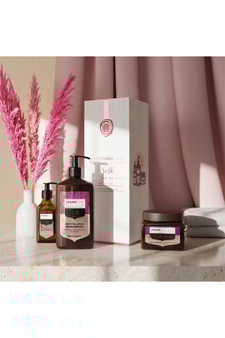 Coffret alisador e brilho com proteína de seda - 3 produtos