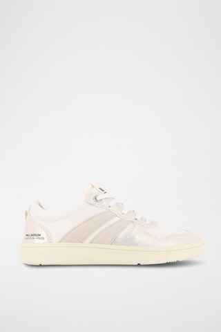 Leren Sneakers Pallacup - Ecru en Roségoudkleurig