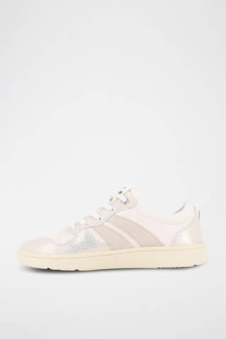 Leren Sneakers Pallacup - Ecru en Roségoudkleurig