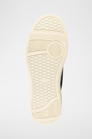 Leren Sneakers Pallacup - Ecru en Blauw 