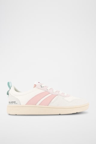 Leren Sneakers Pallacup - Ecru en roze