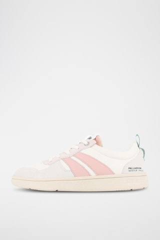 Leren Sneakers Pallacup - Ecru en roze