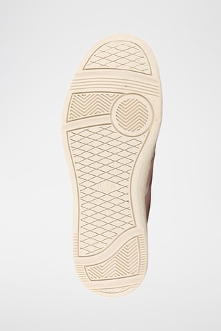 Leren Sneakers Pallacup - Ecru en roze