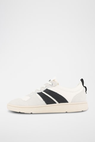Leren Sneakers Pallacup - Ecru en zwart