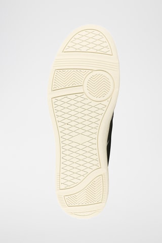 Leren Sneakers Pallacup - Lichtgrijs en Kaki
