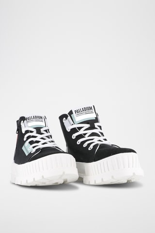 Hoge platform gympen Pallashock - Zwart 