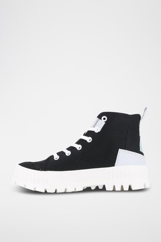 Hoge platform gympen Pallashock - Zwart 