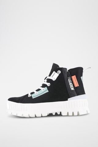 Hoge platform gympen Pallashock - Zwart 