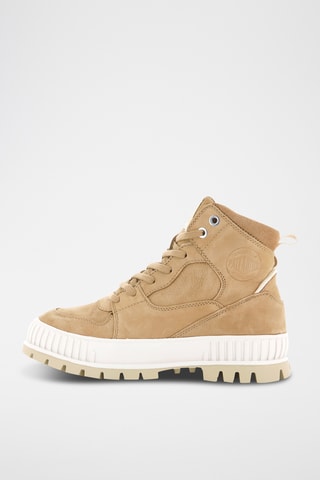 Nubuck Enkellaarzen Pallashock - Beige