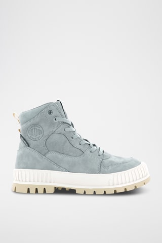 Nubuck Enkellaarzen Pallashock - Blauwgrijs