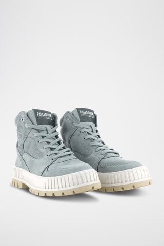 Nubuck Enkellaarzen Pallashock - Blauwgrijs