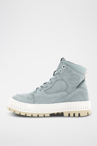 Nubuck Enkellaarzen Pallashock - Blauwgrijs